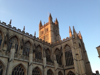 More Bath Abbey at sunset. Super pretty